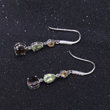Natural Gem Shinedown Earrings