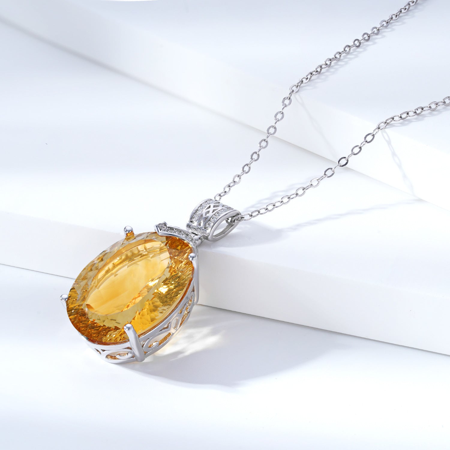 Nebula Topaz Pendant