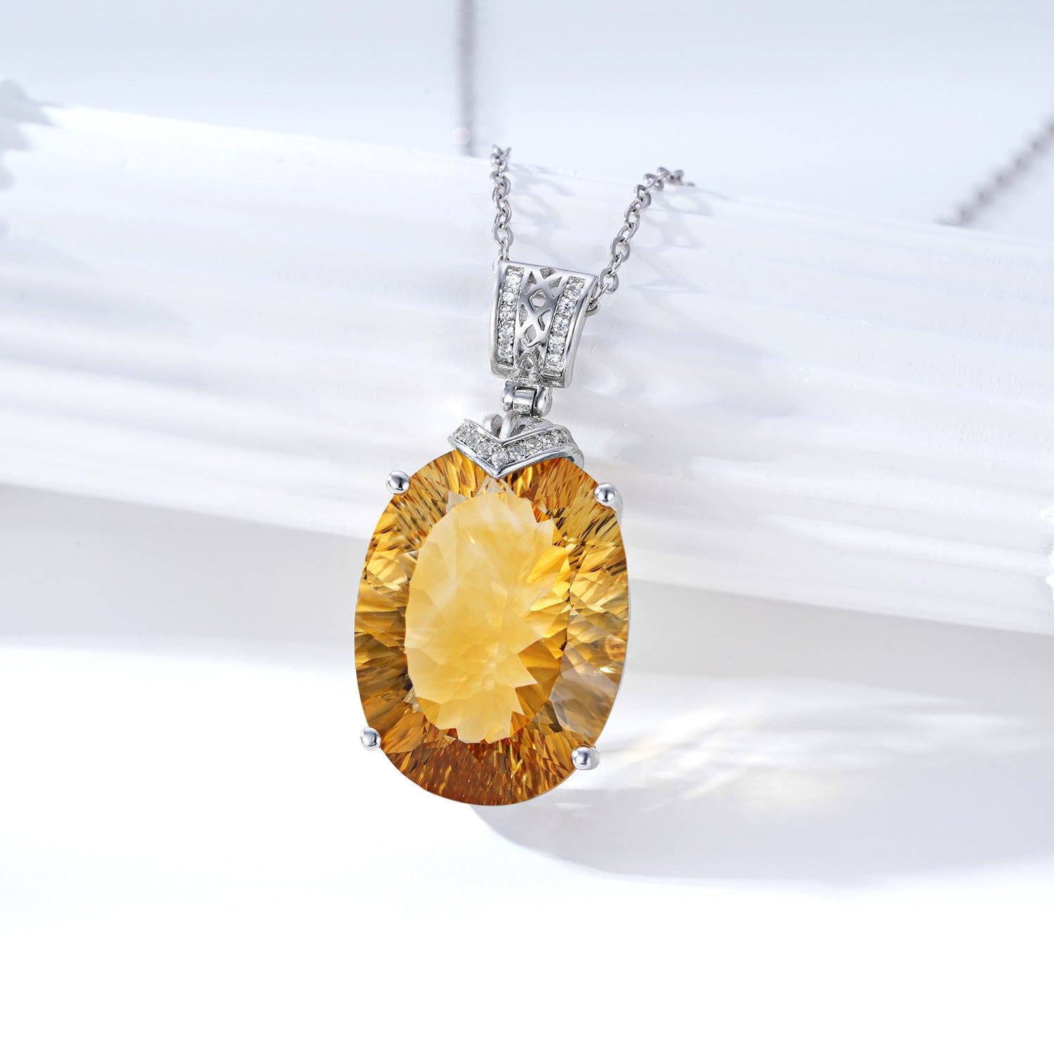 Nebula Topaz Pendant